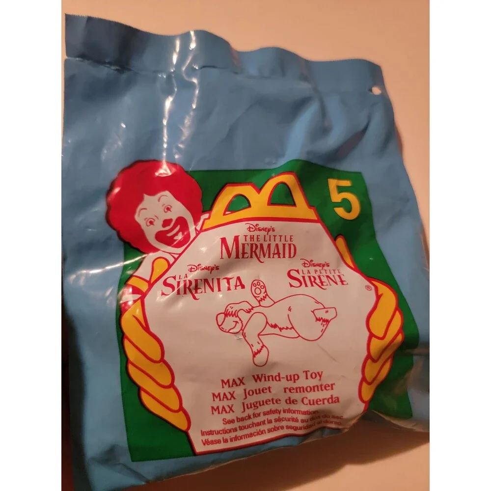 1996 McDonald's Disney The Little Mermaid Max Wind-Up Toy #5 Happy Meal